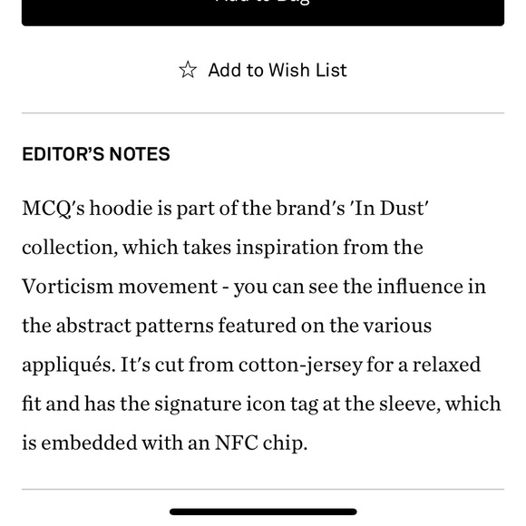 MCQ Alexander McQueen In Dust appliquéd cotton-jersey hoodie - Picture 11 of 17